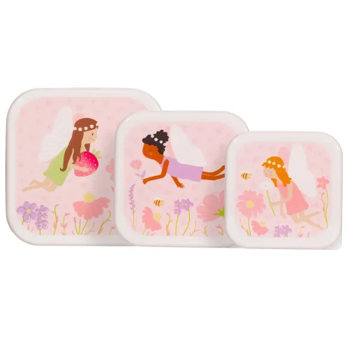 Outlet Sass and Belle Fairy Lunch Boxes - Set of 3
