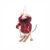Sale Sass and Belle Fancy Skiing Mouse Felt Decoration