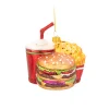 New Sass and Belle Fast Food Shaped Bauble