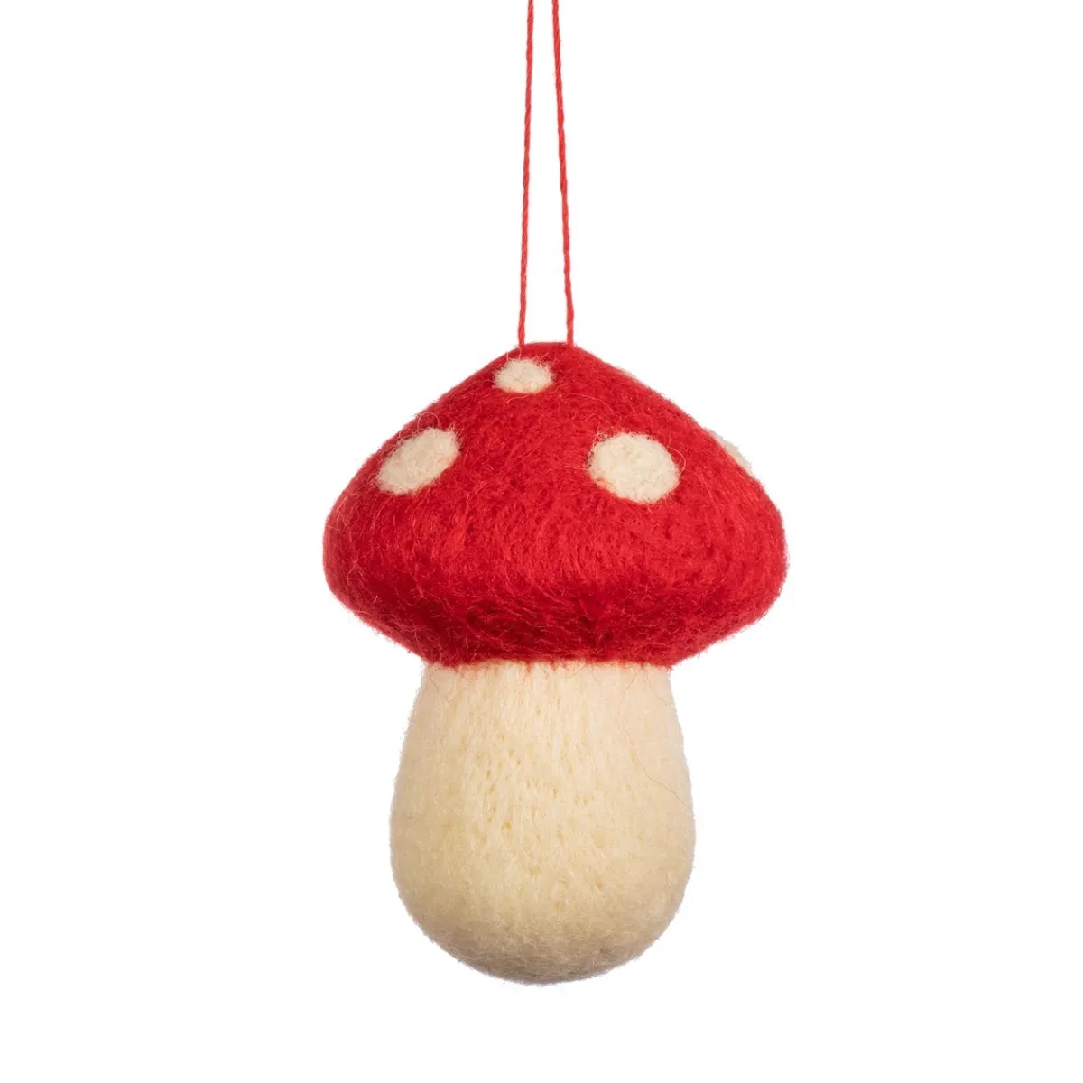 New Sass and Belle Felt Mushroom Hanging Decoration