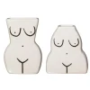 Hot Sass and Belle Female Form Bud Vases - Set of 2