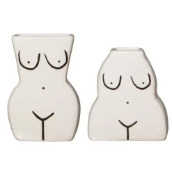 Hot Sass and Belle Female Form Bud Vases - Set of 2