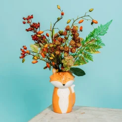 New Sass and Belle Finley Fox Vase