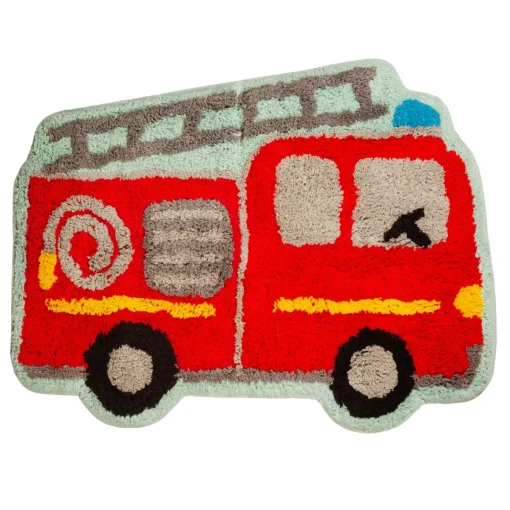 Hot Sass and Belle Fire Engine Red Rug