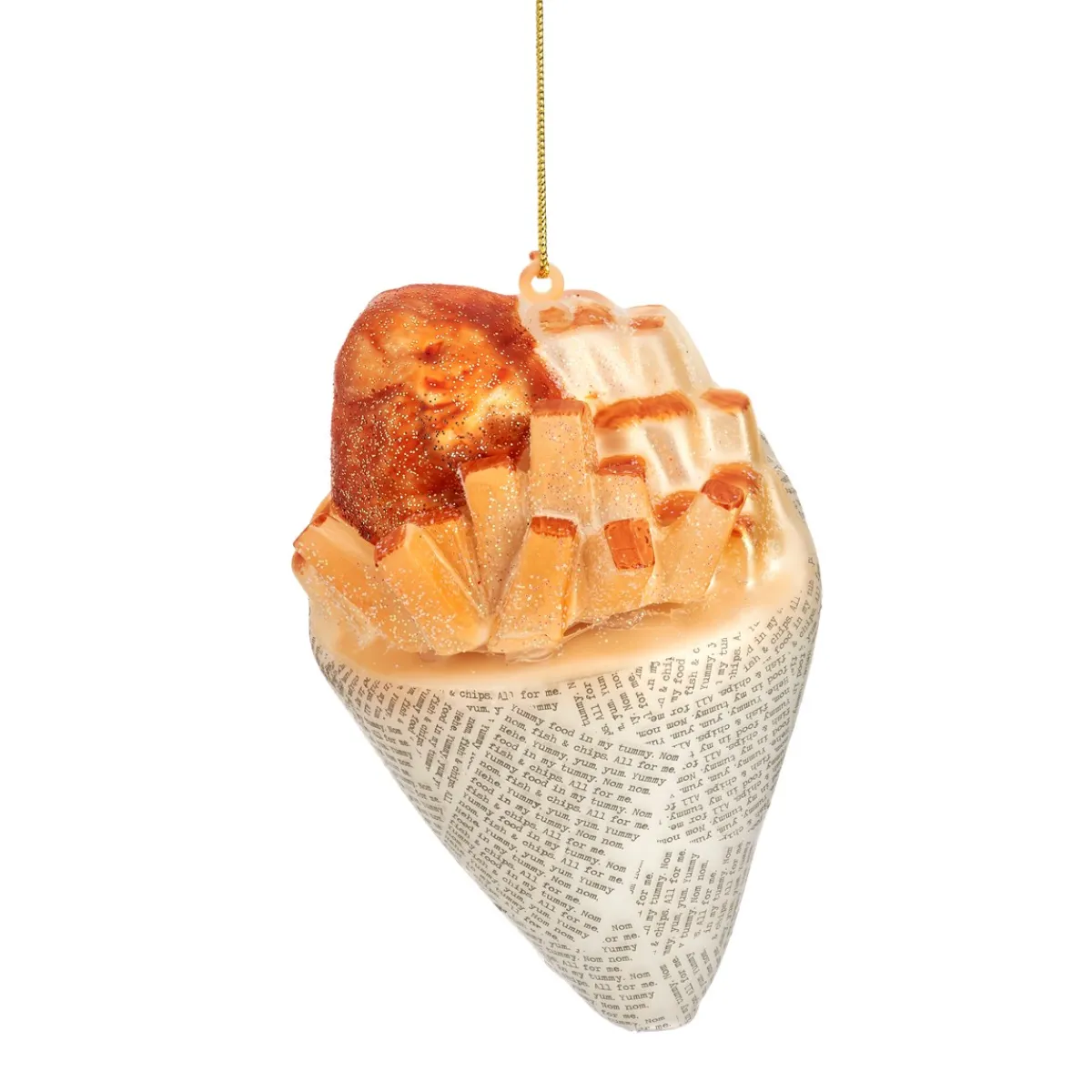 Sale Sass and Belle Fish & Chips Shaped Bauble