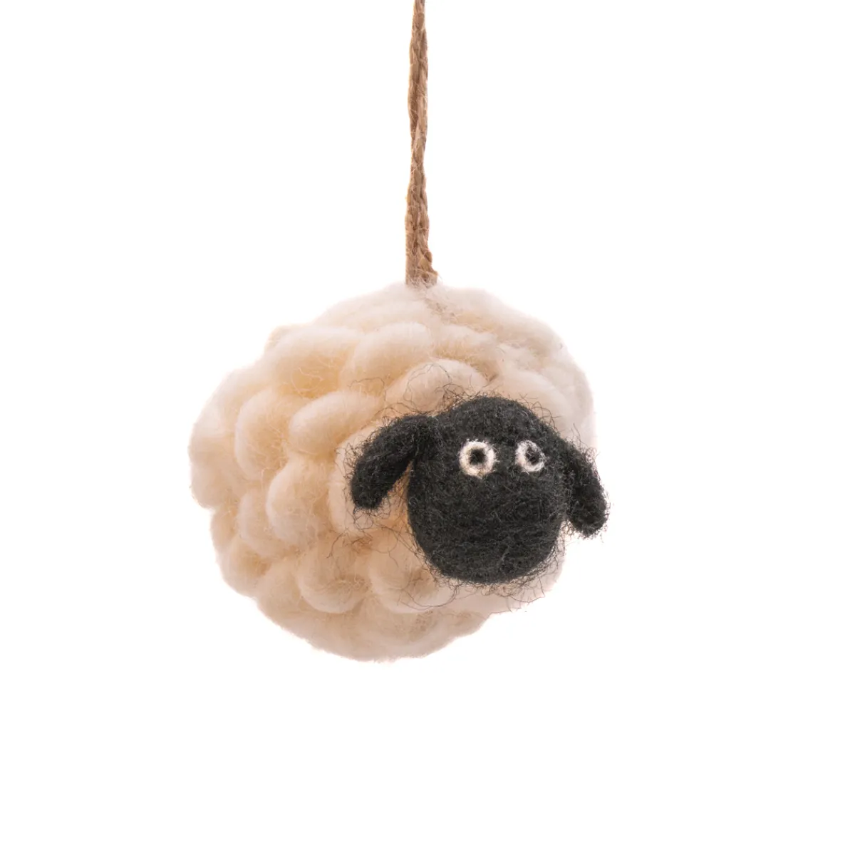 Hot Sass and Belle Fluffy Sheep Felt Decoration