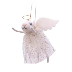 New Sass and Belle Flying Angel Mouse Felt Decoration