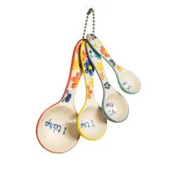 New Sass and Belle Folk Floral Measuring Spoons