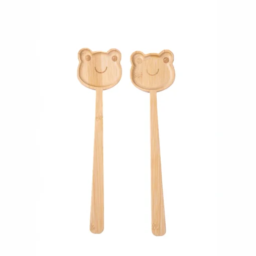 Best Sass and Belle Frog Bamboo Salad Servers