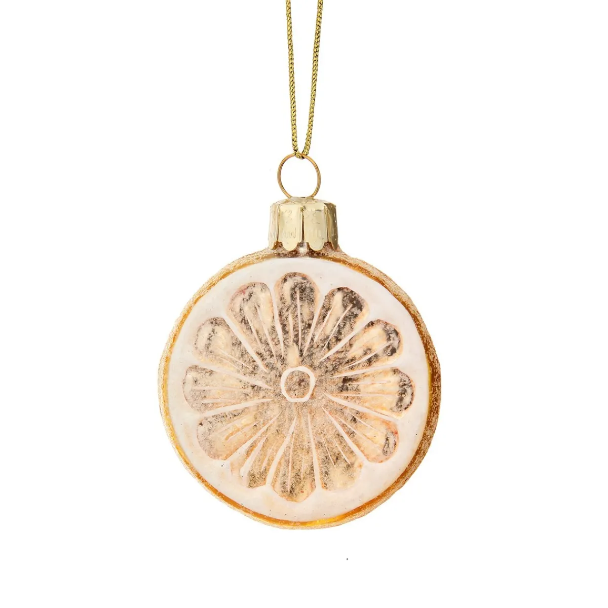 Discount Sass and Belle Fun Food Lemon Slice Shaped Bauble