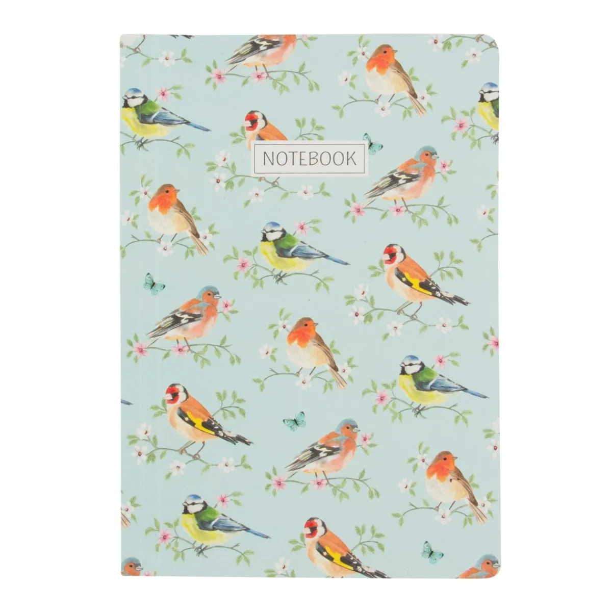 Outlet Sass and Belle Garden Birds A5 Notebook