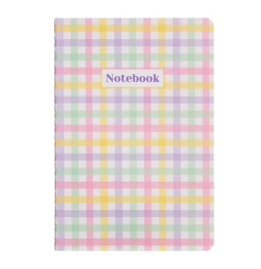 New Sass and Belle Gingham Check A5 Notebook