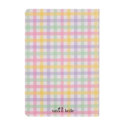 New Sass and Belle Gingham Check A5 Notebook