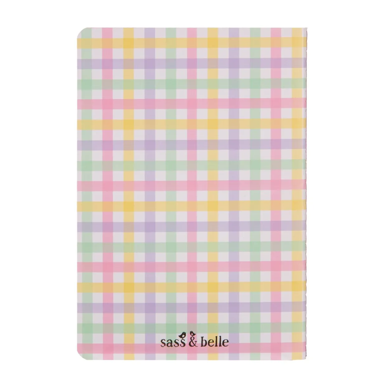 New Sass and Belle Gingham Check A5 Notebook