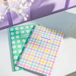 New Sass and Belle Gingham Check A5 Notebook