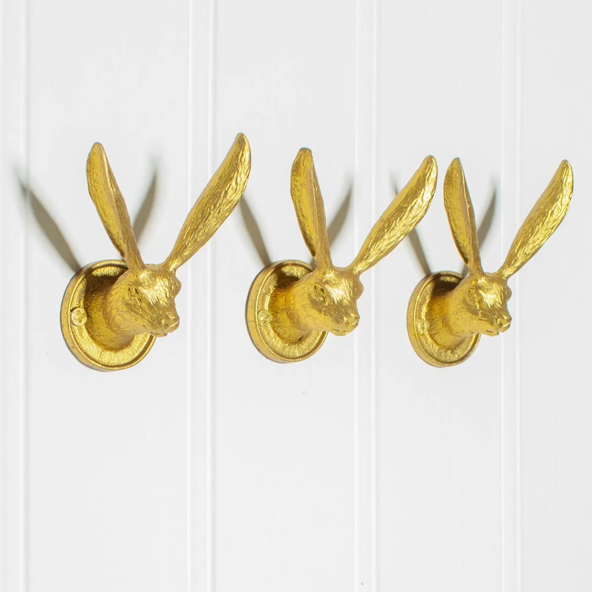 New Sass and Belle Gold Rabbit Ears Hook