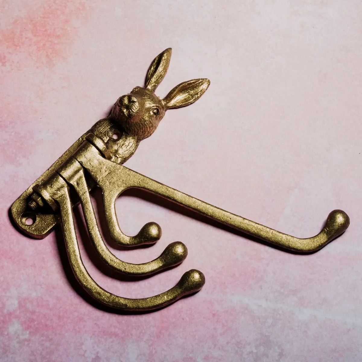 Hot Sass and Belle Gold Rabbit Multi Hook