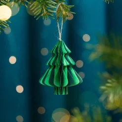 Hot Sass and Belle Green Honeycomb Paper Hanging Decoration