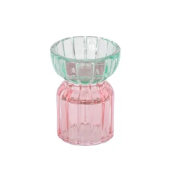 Sale Sass and Belle Green & Pink Tealight Holder
