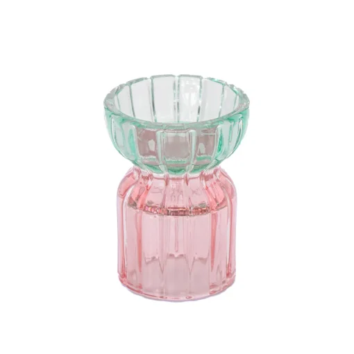 Sale Sass and Belle Green & Pink Tealight Holder