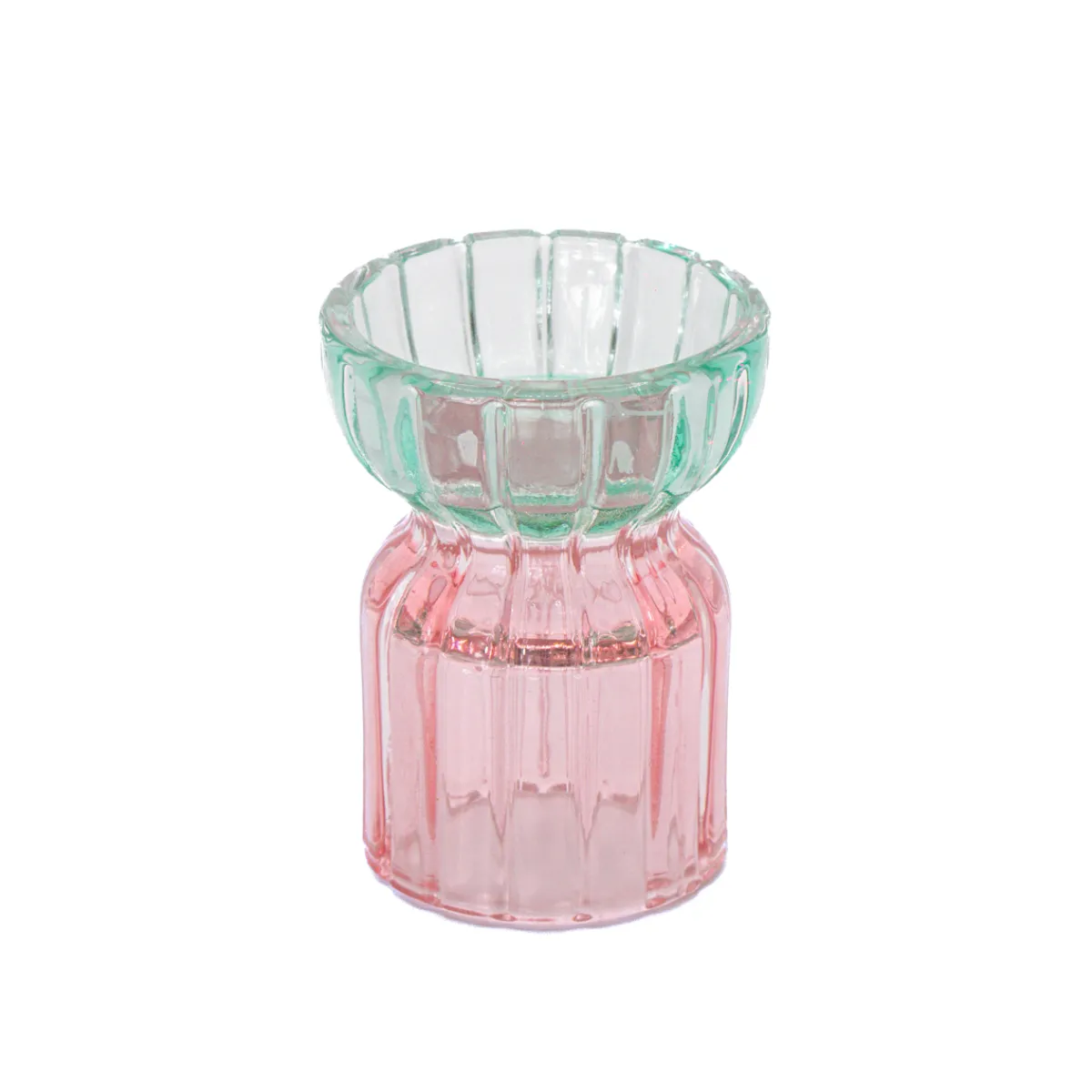 Sale Sass and Belle Green & Pink Tealight Holder