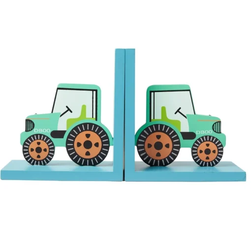 Outlet Sass and Belle Green Tractor Bookends