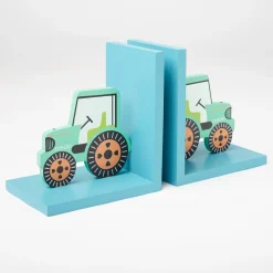 Outlet Sass and Belle Green Tractor Bookends