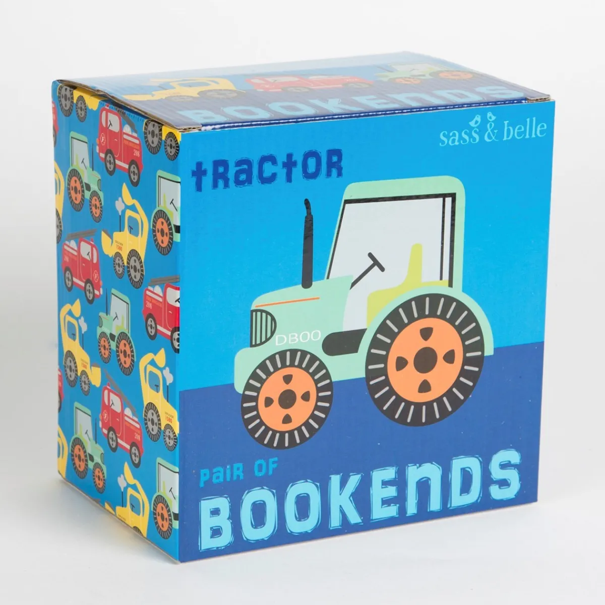 Outlet Sass and Belle Green Tractor Bookends