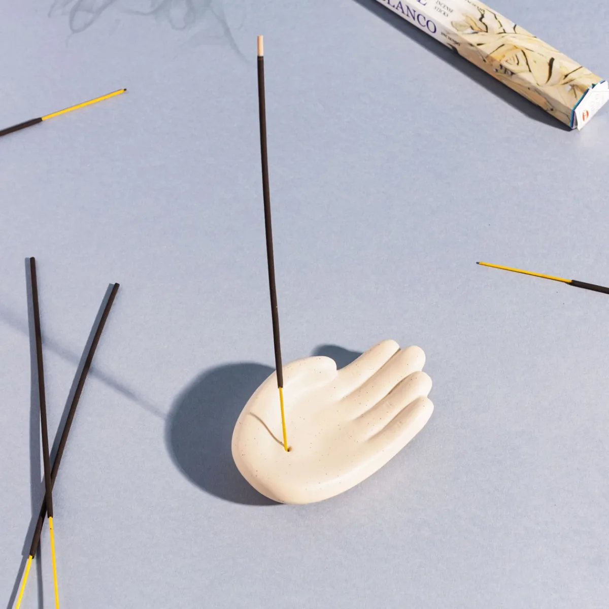 New Sass and Belle Hand Incense Holder White