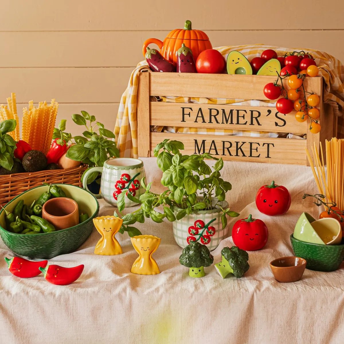Hot Sass and Belle Happy Avocado Salt & Pepper Shakers