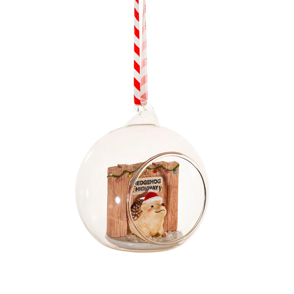 Best Sass and Belle Hedgehog Highway Dome Bauble