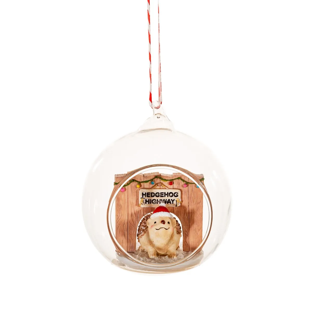 Best Sass and Belle Hedgehog Highway Dome Bauble