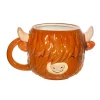 Best Sass and Belle Highland Cow Shaped Mug