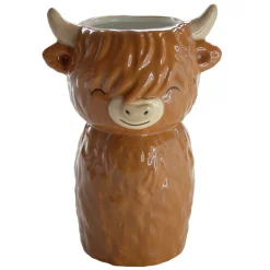 Sale Sass and Belle Highland Cow Shaped Vase