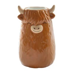 Outlet Sass and Belle Highland Cow Small Vase