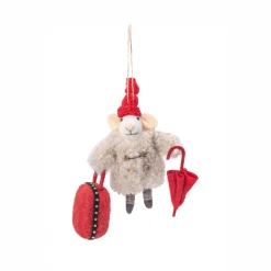 Best Sass and Belle Holiday Mouse Felt Decoration