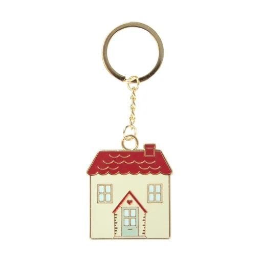 Sass and Belle House Enamel Keyring