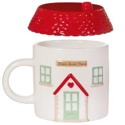 Online Sass and Belle House Shaped Mug with Lid
