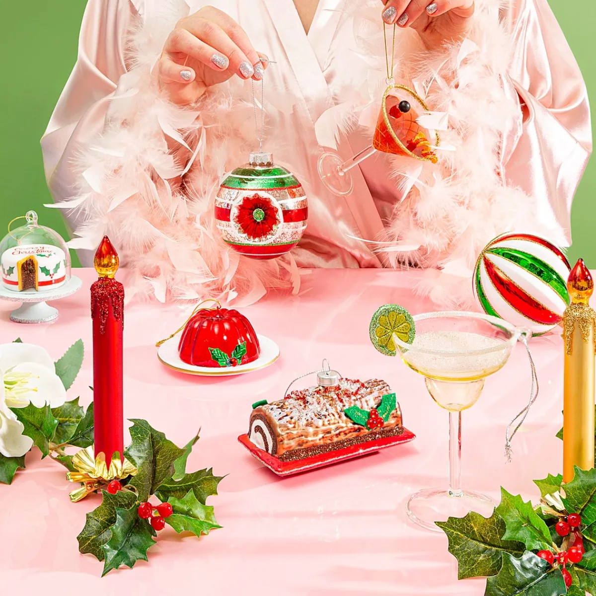 Discount Sass and Belle Jelly on a Plate Shaped Bauble