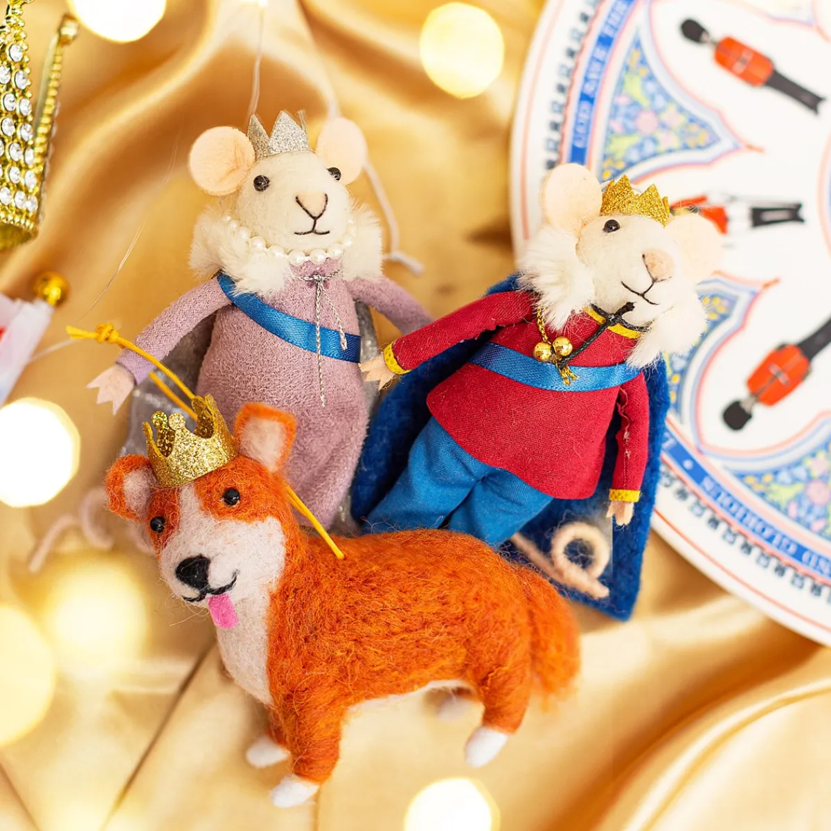 Sale Sass and Belle King Mouse Hanging Decoration
