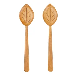 Sale Sass and Belle Leaf Bamboo Salad Servers