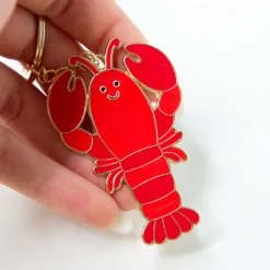 Outlet Sass and Belle Lobster Enamel Keyring
