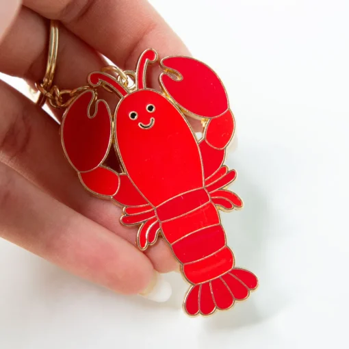 Outlet Sass and Belle Lobster Enamel Keyring
