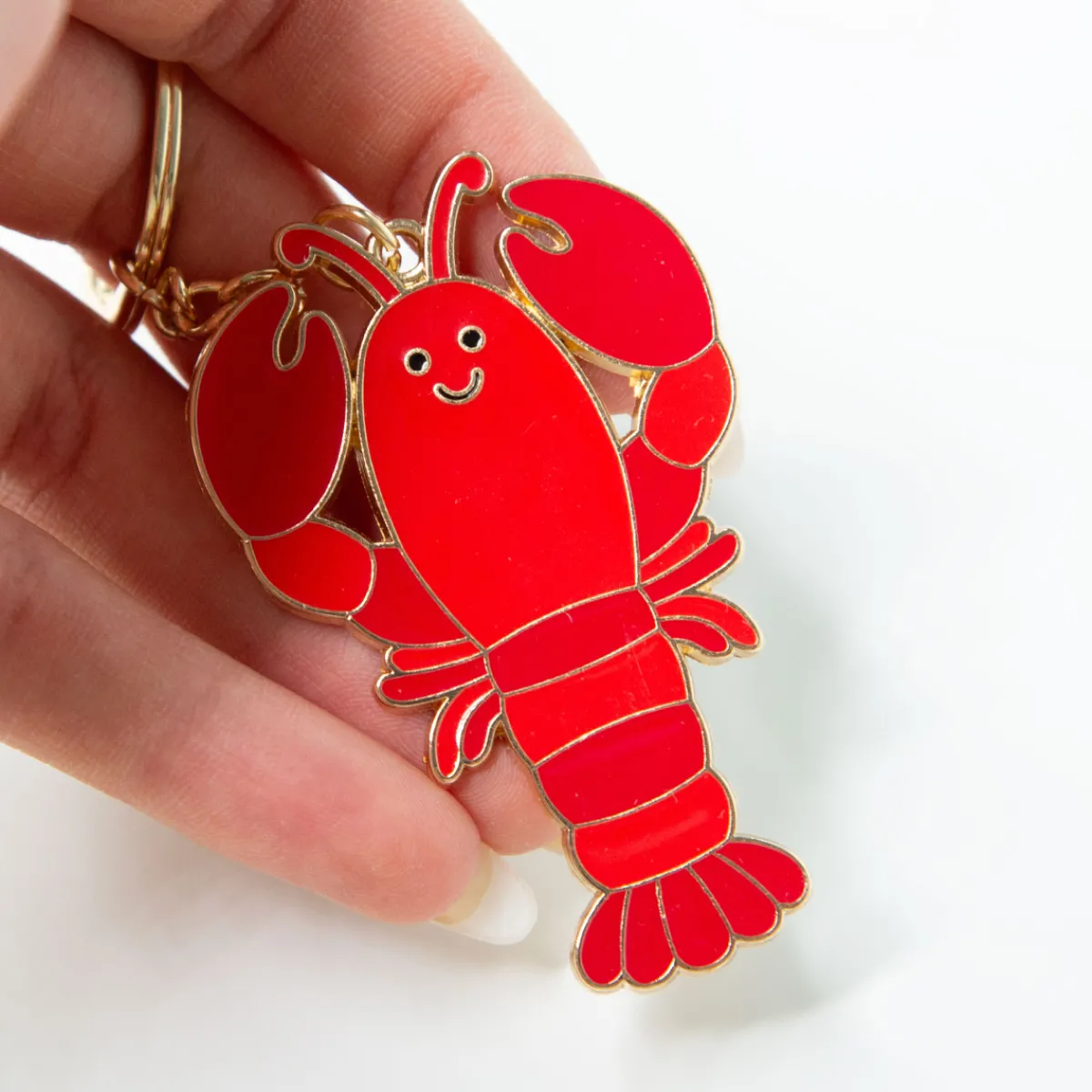 Outlet Sass and Belle Lobster Enamel Keyring