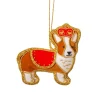 New Sass and Belle London Corgi Zari Embroidery Decoration