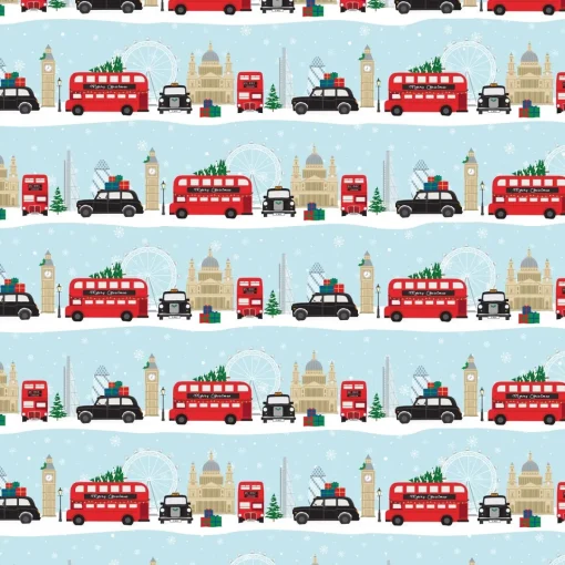 Sass and Belle London Scene Gift Wrap