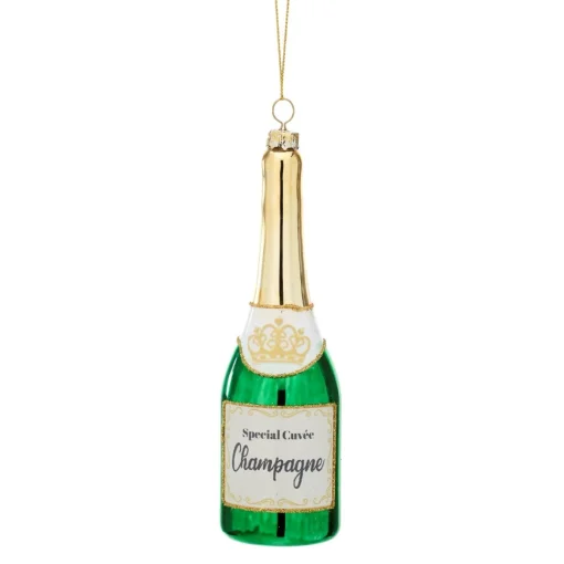 Discount Sass and Belle Luxe Champagne Bottle Shaped Bauble