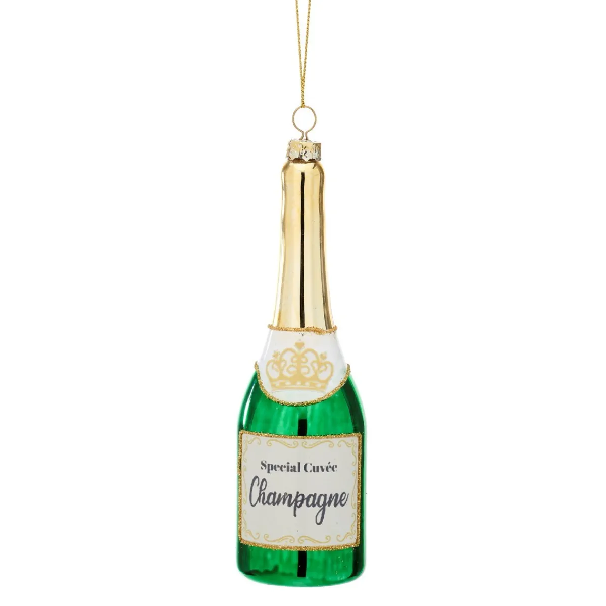 Discount Sass and Belle Luxe Champagne Bottle Shaped Bauble