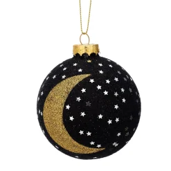 Sale Sass and Belle Luxe Glitter Star and Moon Bauble
