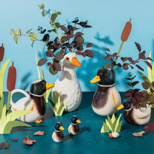 Outlet Sass and Belle Mallard Duck Mini Planter